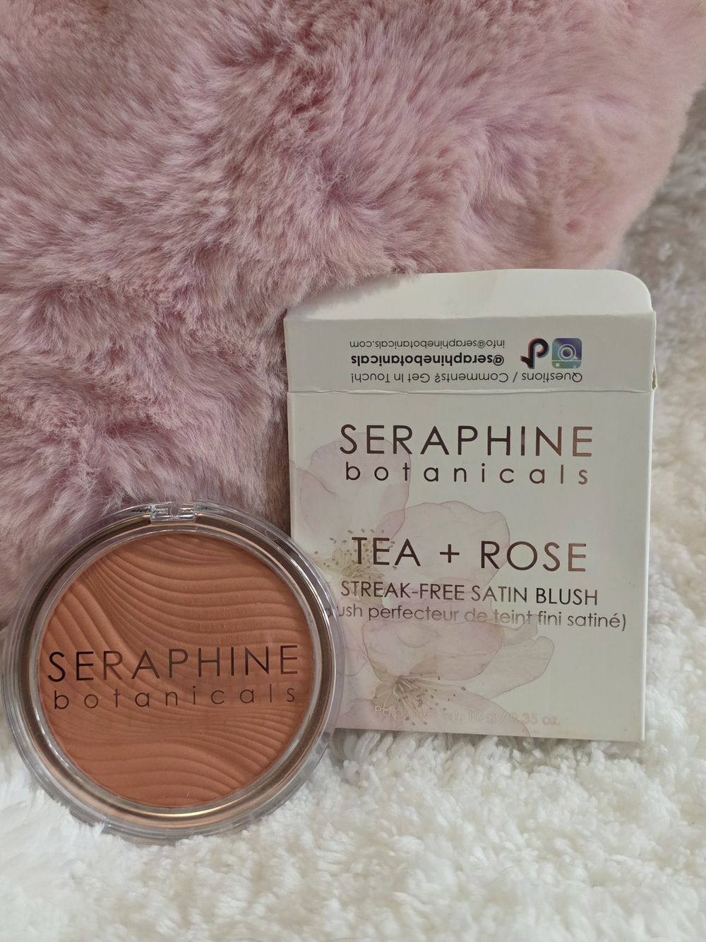 Tea + Rose Streak-Free Satin Blush - Warm Peach